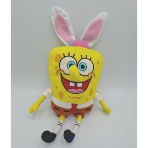 2006 Viacom International Inc. Nick Sponge Bob Squarepants Bunny Ears Easter 11"